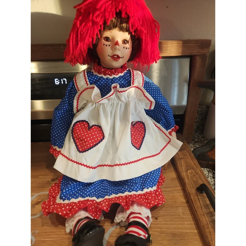 Danbury Mint Raggedy Andy Doll by Kelly Rubert 23 Inch Extra Raggedy Ann Clothes